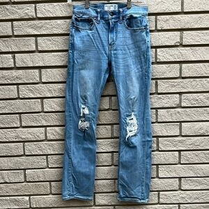 abercrombie kids Straight leg Jeans Slim Fit Stretch Sz 13/14
